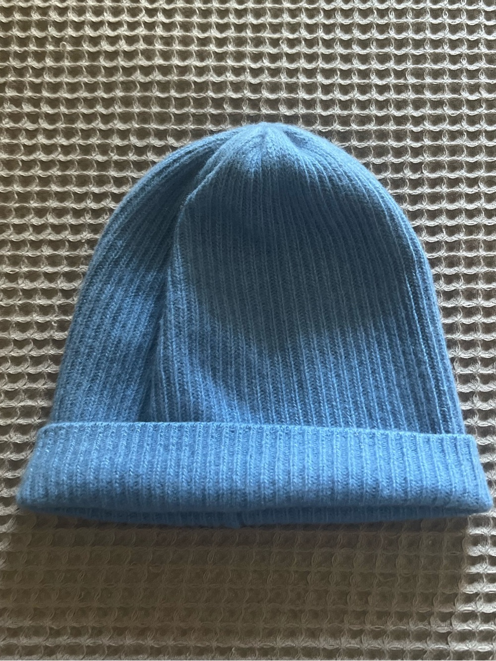 CASHMERE RIBBED HAT Beanie